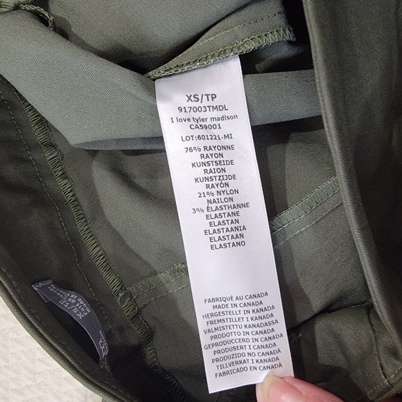 I Love Tyler Madison Green Midi Pencil Skirt Size XS - Picture 12 of 15